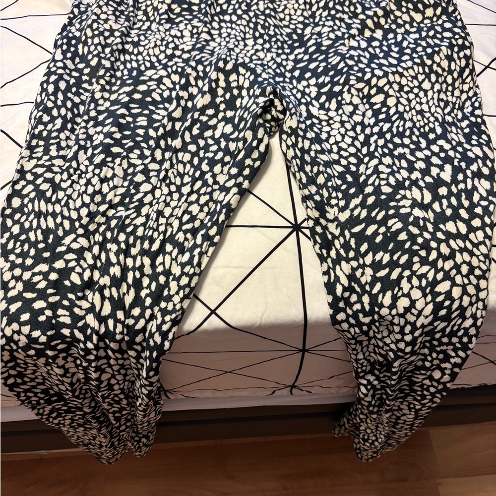 Saltwater LUXE Indigo and Cream Patterned Pants